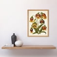 thumbnail image 2 of Ernst Haeckel Inspired Fritillaria Flower Plant Study Modern Watercolour Painting Illustration Art Print Framed Poster Wall Decor 12x16 inch, 2 of 5