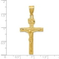 thumbnail image 3 of 14K Yellow Gold Charm Pendant Themed 47 mm 23 Inri Crucifix, 3 of 4