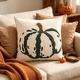thumbnail image 4 of Fall Embroidered Pillow, Maple Leaf Cushion, Halloween Sofa Decor, Tufted Textured Design and Festive Themed Patterns for Living Room Sofas, Bedroom Accents, and Party Settings, 4 of 6