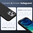 thumbnail image 2 of Compatible with iPhone 15 Pro Max Case, Heavy Duty Defender 3-Layer Rugged Shockproof Drop Protective Cover, Strong Durable Phone Cases for iPhone 15 Pro Max 6.7 Inch Display (Black), 2 of 14