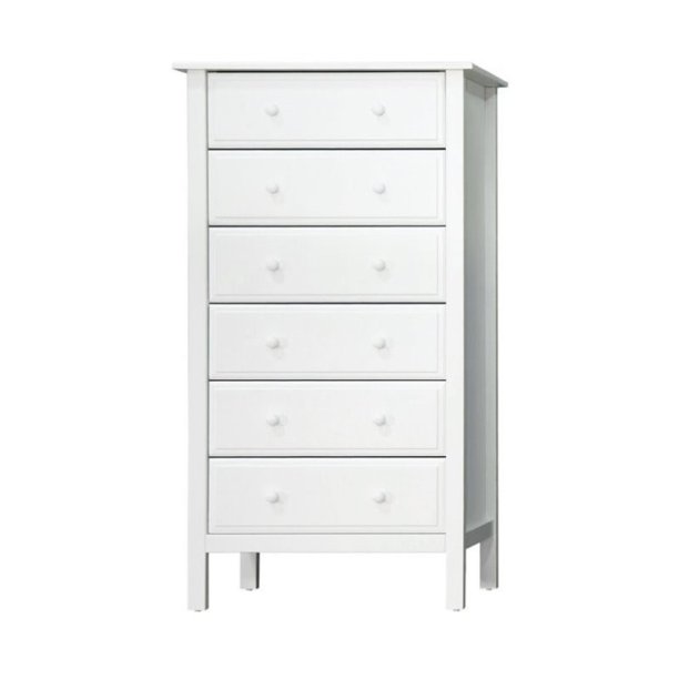 DaVinci Jayden 6 Drawer Tall Dresser in White