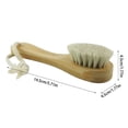 thumbnail image 4 of ACDANC Handle Dry Facial Cleansing Brush With Natural Soft Face Brush Cleanser Skin Care Exfoliating Brush Scrubber, 4 of 7