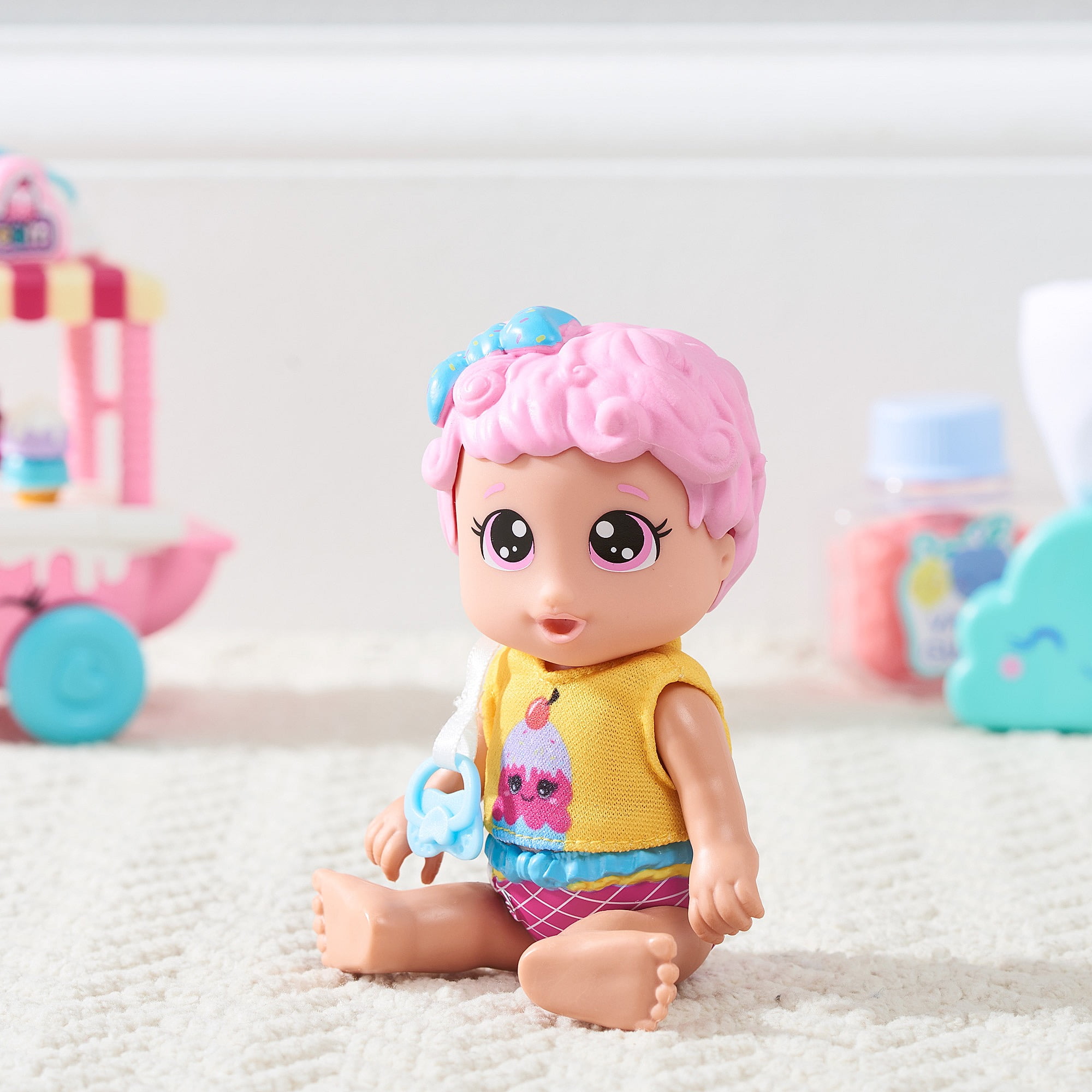 My Sweet Baby Poupée à breloques tenue magique changeant de couleur Rose