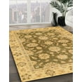 thumbnail image 2 of Ahgly Company Indoor Square Abstract Dark Brown Oriental Area Rugs, 4' Square, 2 of 6