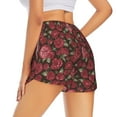 thumbnail image 3 of Fotbe Rose Flowers Womens High Waist Running Shorts Athletic Workout Quick Dry Shorts for Women with Pockets Gym Yoga Summer Shorts-XX-Large, 3 of 9
