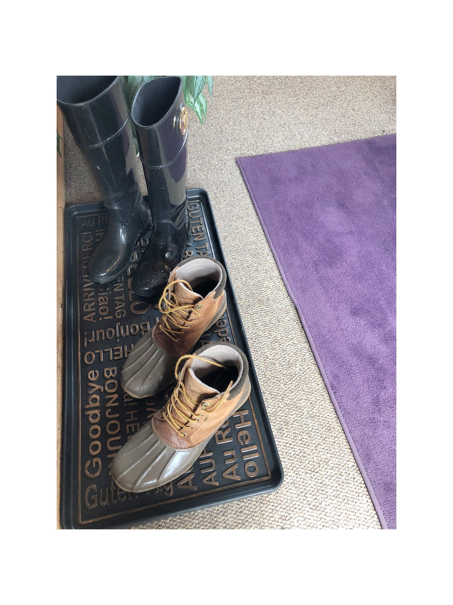SafetyCare Rubber Shoe & Boot Tray - Multi-Purpose - 80 cm x 40 cm