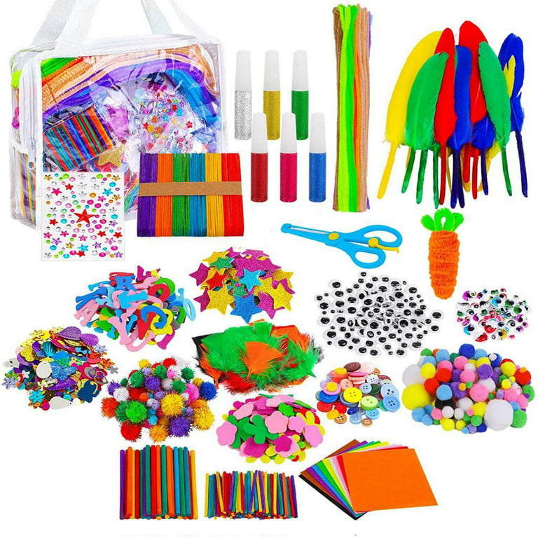 1500x Arts & Craft Supplies, Materials Educational Gift with Color