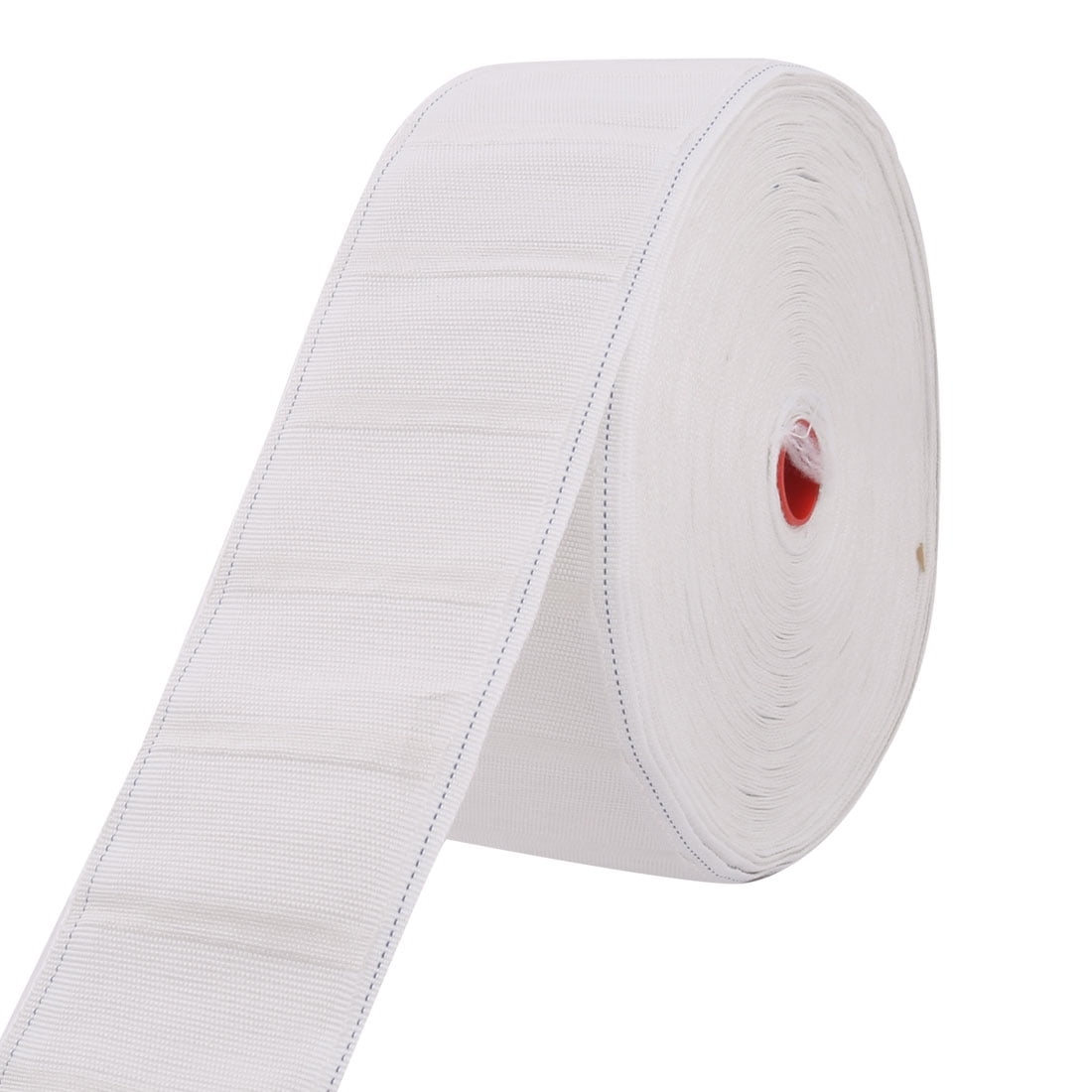 Household Bedroom Bathroom Nylon Curtain Drapery Tape Belt Roll White 27 Yards