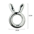 thumbnail image 3 of Modern Mirror Disco Ball,Disco Bunny Ear Statue,Cool Reflective Light Mirror Balls for for DJ Club Party,Easter Disco Rabbit Statues,Disco Dancing Party Decoration,Home Bunny Decor, 3 of 6