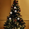 thumbnail image 3 of Vikakiooze 1PC 2023 Christmas Ornament Santa Wearing A Face Mask Decorate Christmas tree 2023, 3 of 3