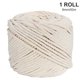 thumbnail image 1 of Matsuzay Cuerda de algodón Natural para manualidades, cordón de algodón DIY, tejido artesanal, cuerda trenzada, hilo, decoración para colgar Artesanía 1 Uds 6mm * 50M, 1 of 6