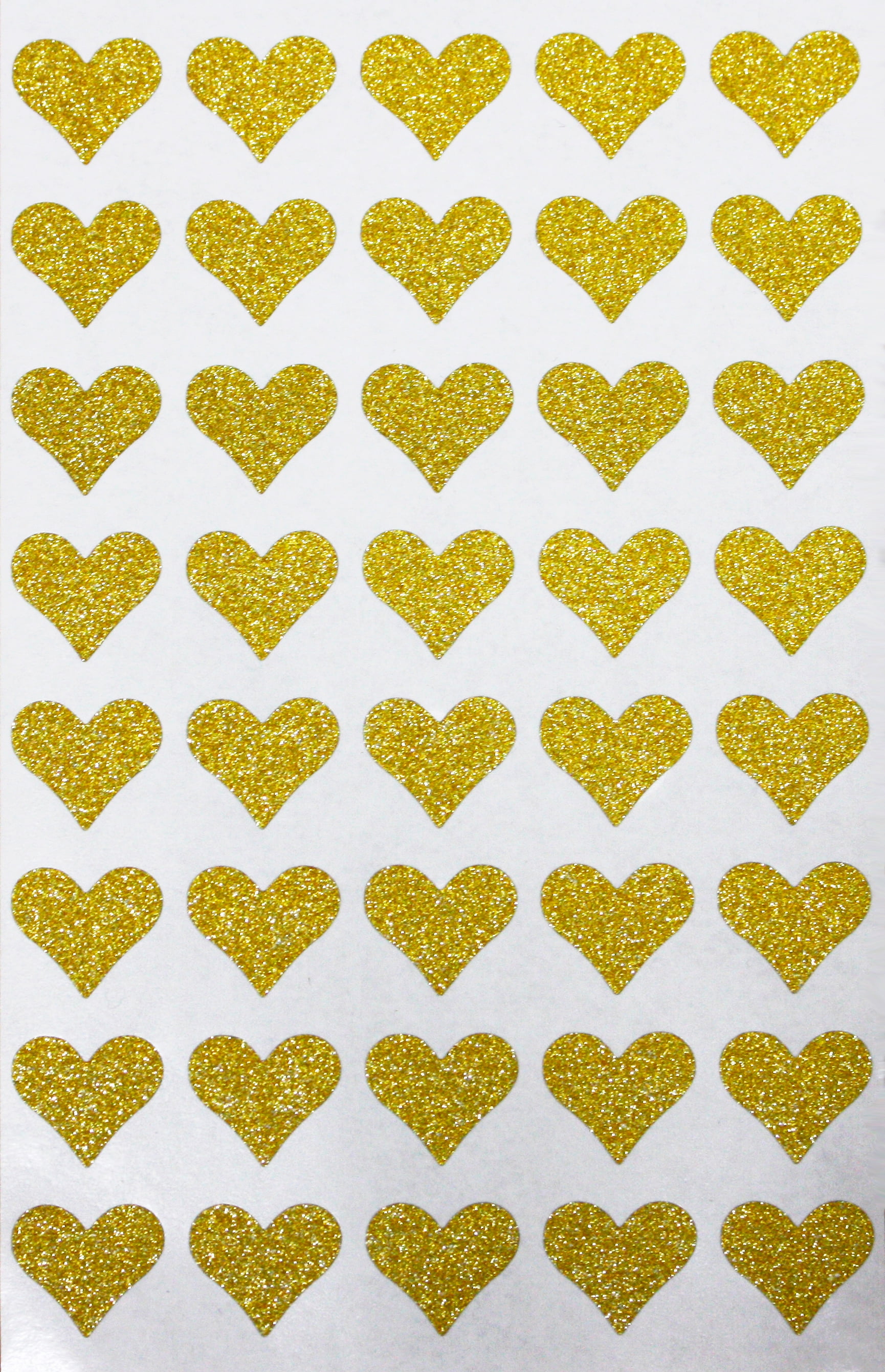Royal Green Glitter Red Heart Stickers Envelope Seals for Invitations, Favors and Crafts - 200 Pack