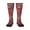 1 Black, variant on Fire Sign print thigh-high socks, crafted for both men and women with a stretchy, high-opaque design perfect for daily wear
