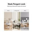 thumbnail image 4 of Silla de oficina Hbada J1 ergonómica con apoyabrazos abatibles, gris, 4 of 9