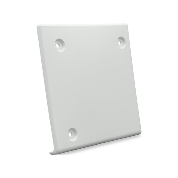 RV Camper 4 3/4 Inch Square Slide-Out Extrusion Cover White PN 94291