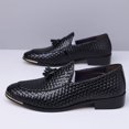 thumbnail image 2 of Full Woven Tassel Slip-On Loafer Formal Dress Shoes, 2 of 6