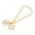 thumbnail image 5 of Unique Bargains 1 Pc Butterfly Heart Letter K Cup Chain Charm Water Cup Pendant White Alloy, 5 of 5