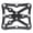 Black, variant on CEORPER , Bicycle Pedal Adapter Platform Aluminum Alloy Clipless