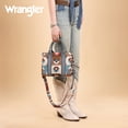 thumbnail image 7 of Montana West Women's Wrangler Purse - Stylish Western Aztec Tote Bag with Guitar Strap Boho Chic Design for Every Occasion, Jean, 7 of 7