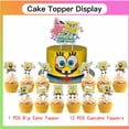 thumbnail image 5 of SpongeBob SquarePants 13th Tableware Balloons Cake Toppers Backdrop Banner Supplies Party Decor Plates Decorations, 5 of 7