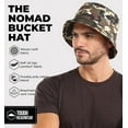 thumbnail image 2 of Tough Headwear Bucket Hat - Men's and Women's Fishing Beach Sun Hat - Army Camo Print, 2 of 5