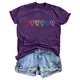 thumbnail image 2 of Blusas de Manga Corta para las Mujeres Divertida Impresión Cuello Redondo Camiseta Vintage, Blusas de Primavera para las Mujeres, 2 of 6