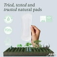 thumbnail image 6 of 100% Organic Long Panty Liners for Women-96ct, Ultra Thin Cotton Cover, Long Pantiliners, Light Absorbency, Unscented Barely There Pantie Liners (Long Liner, Size 2, 96ct), 6 of 12
