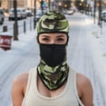 thumbnail image 2 of Unique Bargains 1 Pc Camouflage Balaclava Face Mask Army Green, 2 of 5