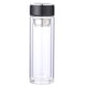 thumbnail image 1 of Yuarrent Botella de agua de vidrio de 320ML con alto contenido de borosilicato con filtro Botella de té y café resistente al calor de doble capa Utensilios de cocina negro Yuarrent JJ23232-02B, 1 of 1
