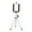 Silver, variant on Flmtop 360 Degree Rotatable Stand Tripod Mount + Phone Holder For iPhone Samsung HTC