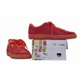 thumbnail image 1 of B0 NIB PU & MA Suede Haribo FL Poppy Red Suede Sneakers Shoes 382563-01 Size 8, 1 of 6