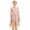 Pink, variant on Girls Floral Embroidery Tulle Party Dress, Kids Spaghetti Strap Bow Tie Sweetheart Princess Gown, A-Line Midi Formal Dress for Wedding Holiday Party(Beige,8-9 Years)