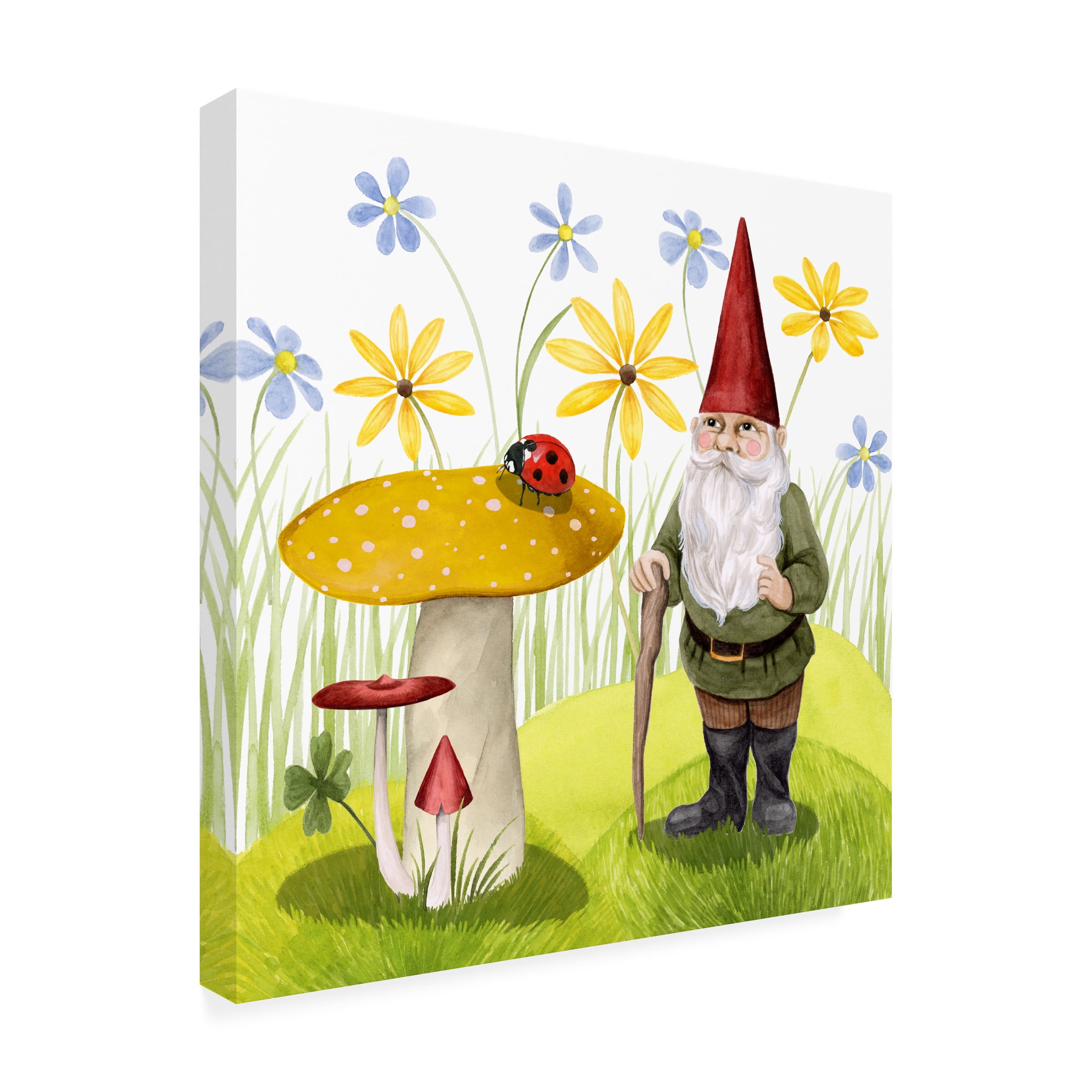 Grace Popp 'Gnome Neighbors IV' Canvas Art