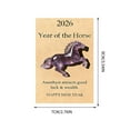 thumbnail image 2 of Lucky Crystal Horse – a symbol of strength & success Lucky Amethyst Crystal Horse Keychain — a symbol of wisdom & success Crystal Horse Keychain, 2026 Fortune Decoration, 2 of 7