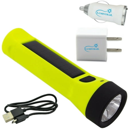 Hybridlight Journey Solar Rechargeable Flashlight & Charger w/ USB