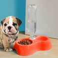 thumbnail image 6 of Hauiodp Double Cats Dogs Bowls, Automatic Water & Food Feeder, Pet Automatic Water Feeder with Water Bottle, Whisker-Friendly Elevated Dishes for Small Cats & Puppies, 6 of 6