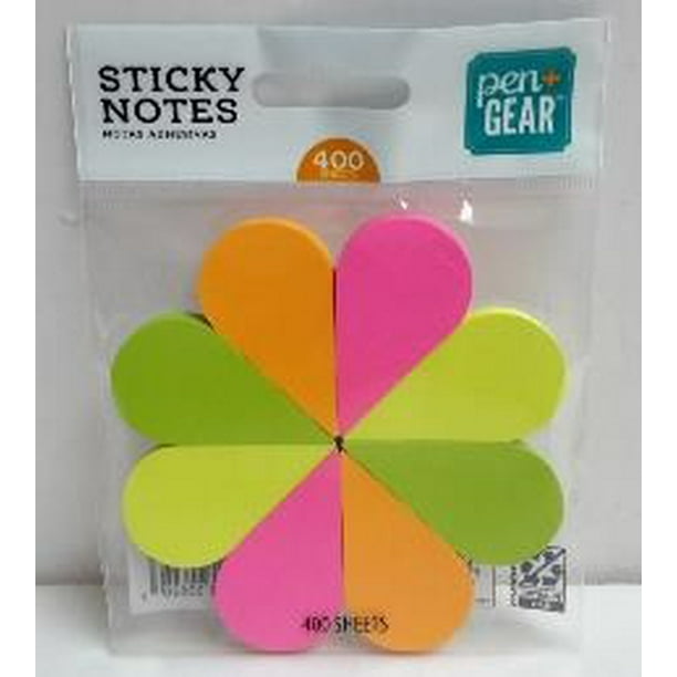 FLOWER PETAL STICKY NOTES; 400 SHEETS