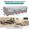 thumbnail image 2 of Funda impermeable para muebles de patio BROSYDA 198 x 157 x 76 cm, 2 of 7