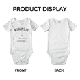 thumbnail image 3 of My Aunt In Nebraska Loves Me Baby Short Sleeve Romper Bodysuits 6-12 Months, 3 of 5