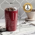 thumbnail image 7 of OVENTE Electric Coffee Grinder with One Touch Push-Button, Maroon CG225M, 2.5oz Capacity, 150W Motor, Stainless Steel Blades for Uniform Grinding of Beans, Spices, Herb, Nuts & More, Safety Lock Lid, 7 of 7