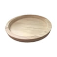 thumbnail image 1 of Bandeja de madera para servir, organizador de mostrador de baño, 28,5 cm, centro de mesa de madera C, 1 of 6