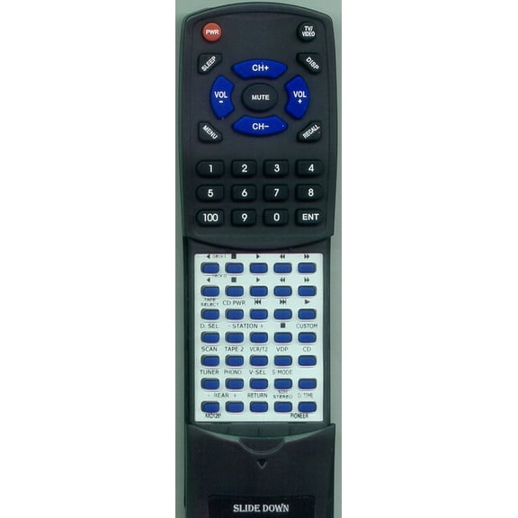 Replacement Remote for PIONEER AXD1261, RTAXD1261, CUVSX043, VSX401