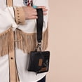 thumbnail image 5 of Wrangler Women's Western Dual Pouch Wristlet Wallet - Stylish Keychain Credit Card Holder, Black, 5 of 7