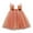 Orange, variant on WOYY Toddler Girls Ombre Tutu Dress Summer Flutter Strap Party Tulle Dress, Sizes 1-7