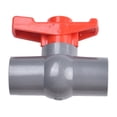 thumbnail image 1 of válvula de bola de PVC para tubería de suministro de agua con conector adhesivo deslizante, 1 of 6