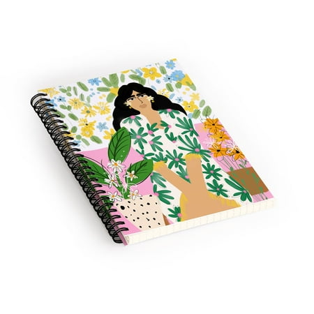 UPC: 0195318120967 | Society6 Alja Horvat Floral fever Spiral Notebook