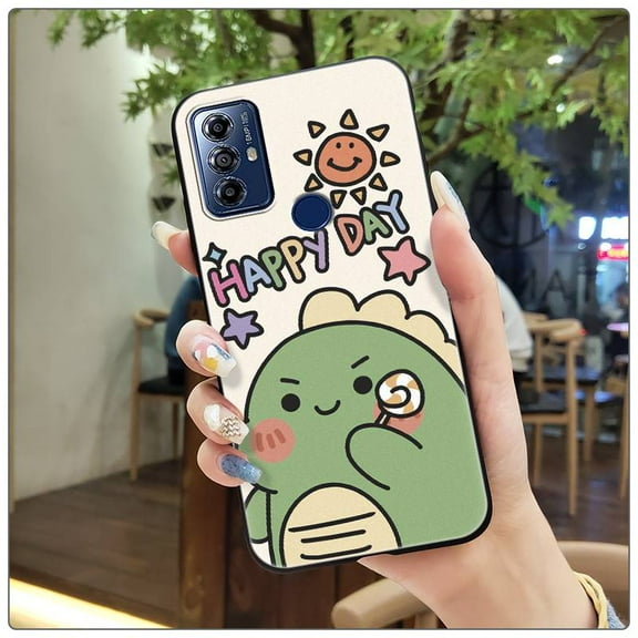 JNG-Phone Case For MOTO G Play 2023, Cute Soft case Cartoon Durable Fashion Design Back Cover Anti-dust Anti-knock Waterproof Full wrap Dirt-resistant Shockproof Cover protective TPU