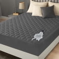 thumbnail image 1 of Protector de colchón impermeable Utopia Bedding King Grey, 1 of 8