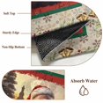 thumbnail image 6 of 5'x8' Area Rugs, Christmas Santa Indoor Outdoor Area Rug for Living Room Bedroom, Xmas Bells Berry Botanical Farmhouse Washable Bathroom Rugs Kitchen Floor Carpet Mats Home Decor Aesthetic, 6 of 8
