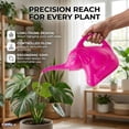 thumbnail image 2 of PMU 2-Quart Elephant Watering Can – Durable Plastic Garden Watering Can for Indoor & Outdoor Plants, Easy-Pour Spout, Large Water Pot, Pink, 2 of 8